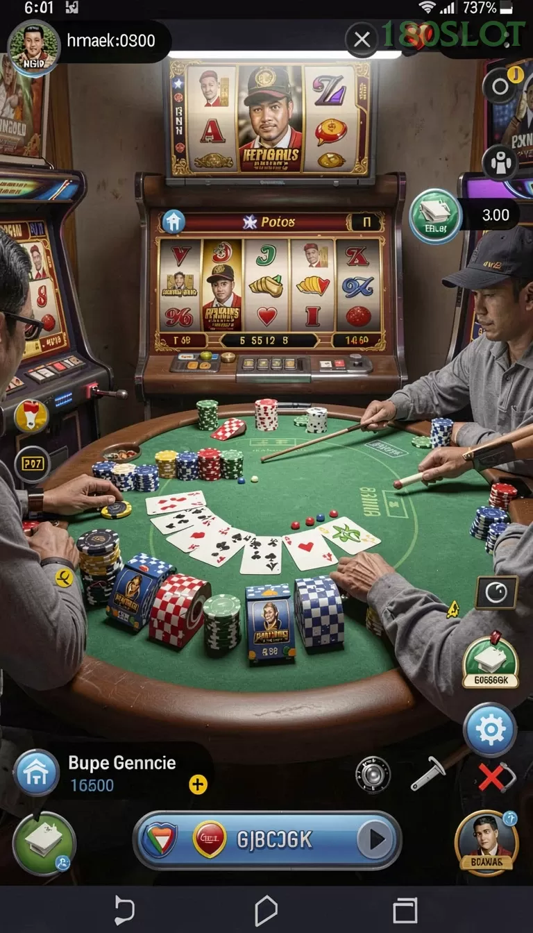 Cuplikan layar 171SLOT — pengaturan akun